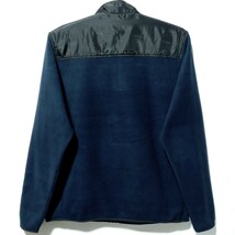 特価/未使用【サイズ=L】メンズ/ナイロン×マイクロフリース/フルジップ/ジャケット/胸囲=96～104cm/navy×black_画像5