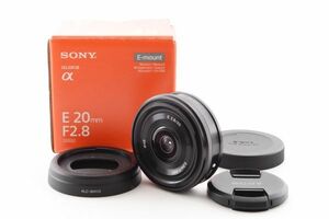 #g458★美品★ ソニー SONY E 20mm F2.8 SEL20F28