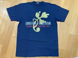 新品 未使用 キャロル・キング & ジェイムス・テイラー 2010年 Tシャツ メンズ XL