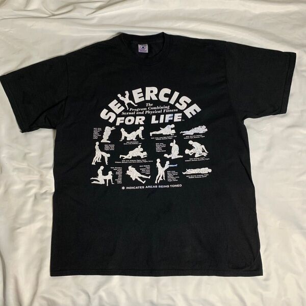ヤッてヤラれてダイエット vintage 90s エロ Tシャツ