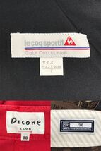 3着セット！【USED】le coq sportif ルコック PICONE CLUB ピッコーネクラブ etc ロング パンツ レディース S 36 7 ゴルフウェア_画像5