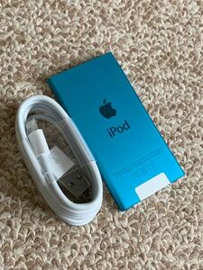 ◎美品 動作確認済 iPod nano アイポッドナノ 第7世代　ブルー Bluetooth フィットネスAPP