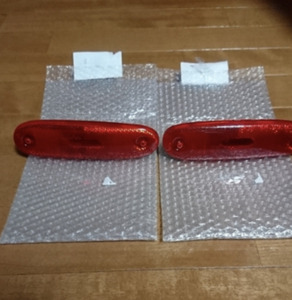 ★廃盤品★トヨタ 純正 新品 スープラ リア レッド サイドマーカー バンパー レンズ ライト 左右セット Supra rear red side marker bumper