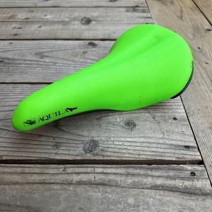  new goods ultra rare selle san marco AQUILA Vintage saddle neon green OLD MTB piste Italy made 