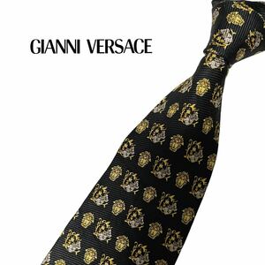 GIANNI VERSACE ネクタイ メドゥーサ柄 総柄 ジャンニヴェルサーチ USED 中古 m337