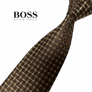 HUGO BOSS necktie fine pattern pattern Hugo Boss USED used m345