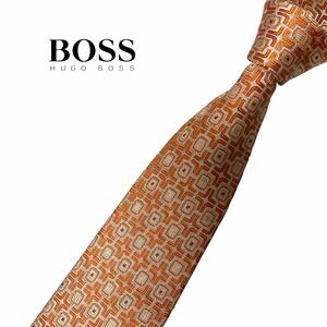 HUGO BOSS necktie fine pattern pattern pattern pattern Hugo Boss USED used m346