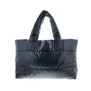 CHANEL シャネル バッグ ハンドバッグ A47107 Black ココ・コクーン MM コココクーン ブラック 黒 RS ナイロン トートバッグ