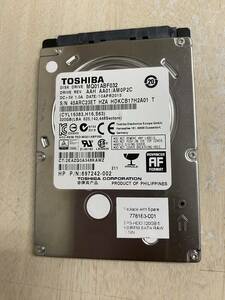★7mm★　Toshiba 2.5インチSATA 320 GB 5400 RPM ハードディスク・ 中古品・ 正常品 1台 