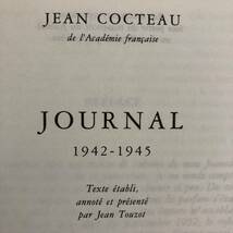 【仏語洋書】占領下日記 JOURNAL 1942-1945 / ジャン・コクトー Jean Cocteau（著）_画像4