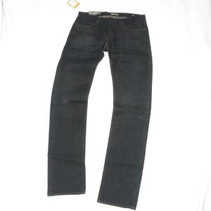 BLACK SMITH ブラックスミス MADE IN USA USED加工デニム W29インチ 定価30000円◎BLKSMTH TIM◎革パッチ◎濃インディゴ◎アメリカ製