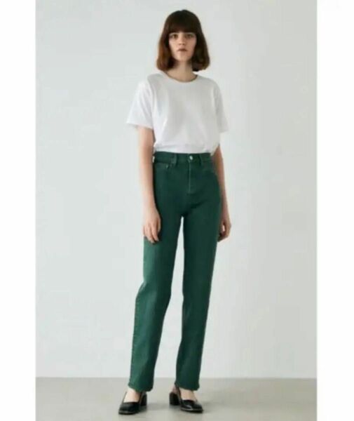 MOUSSY PLAIN JEANS COLOR STRAIGHT 24inch