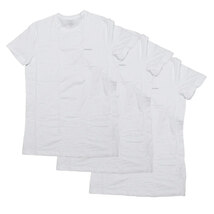 Tシャツ 3枚セット メンズ 丸首 クルーネック ホワイト Ｓサイズ DIESEL ディーゼル SPDG/AALW 3PK/8080_画像1