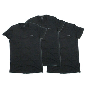 Tシャツ 3枚セット メンズ Vネック ブラック Ｍサイズ DIESEL ディーゼル SPDM/AALW 3PK/8318