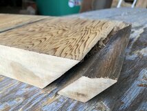 【EE622C】屋久杉 385×195×45㎜ 一枚板 世界遺産 極上杢 材料 銘木 天然木 希少材 乾燥材 材木 DIY 木工 ブロック《銘木登屋》_画像4
