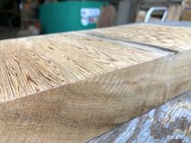 【EE622C】屋久杉 385×195×45㎜ 一枚板 世界遺産 極上杢 材料 銘木 天然木 希少材 乾燥材 材木 DIY 木工 ブロック《銘木登屋》_画像5