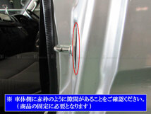 N-BOX JF5 JF6 カーボン調 ドア ストライカー カバー ガーニッシュ プレート パネル ロック ヒンジ ゲート チェッカー 4PC STRIKER－022_画像4