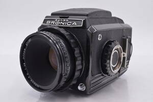 ★極上美品★ ゼンザブロニカ ZENZA BRONICA 6x6 + NIKKOR-P.C 75mm F2.8 + ヘリコイドリング ★完動品★ #tk1190