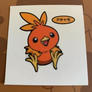 ポケモンデコキャラシール 46弾　アチャモ　ポケモンパン 第一パン