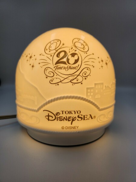 ディズニー　希少レア　DisneySea　ディズニーシー　20周年　記念品　陶器製　ランプ　ミッキー