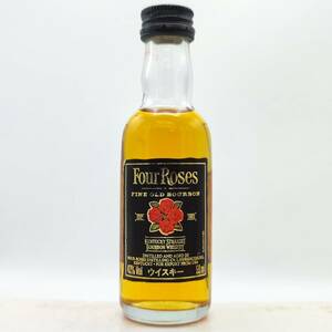 Four Roses FINE OLD KENTUCKY STRAIGHT BOURBON WHISKEY　43度　50ml【フォアローゼズ 黒 フォアローゼス ブラック】