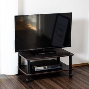 キャスター付き ローボード オープンラック2段 収納ラック CL2CB