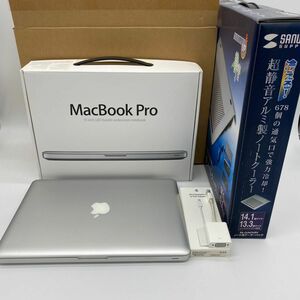 MacBook Pro13.3インチ MD102J/A モデルA1278 8gb hd750g 変換ケーブル3本 クーラーパッド付