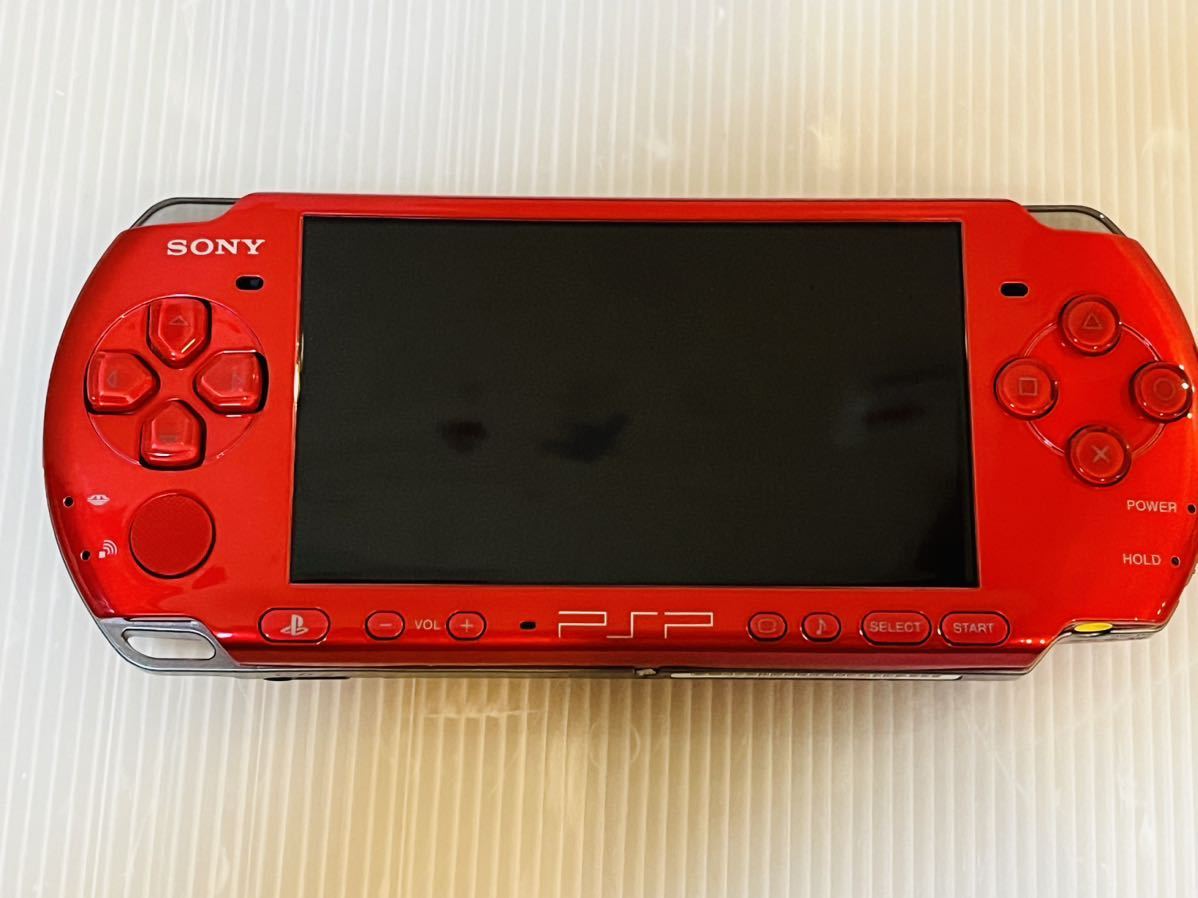 超美品 PSP-3000 ラディアント・レッド game SONY PlayStation
