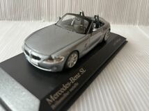 ★現状販売　ミニチャンプス PMA 1/43 MERCEDES-BENZ メルセデスベンツ SL オペレーティング ルーフ 2001 シルバー 送料無料★_画像2