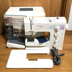 動作品 RICCAR リッカー ミシン Holidaynu ホリデーヌ 1021 BERNINA ベルニナ スイス製 フットコントローラー付き