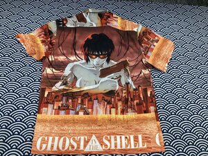 WACKO MARIA ワコマリア GHOST IN THE SHELL 攻殻機動隊 アロハ シャツ 半袖シャツ 中古 ■ オレンジ ■ サイズ M JZ 3