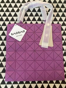 BAO BAO ISSEY MIYAKE バオバオイッセイミヤケ トートバッグ レディース メンズ 中古 ■ PVC ■ むらさき 紫 ■ JZ 2