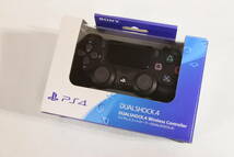 ★★ランクSS★★ SONY PS4 本体 用 純正 ワイヤレス コントローラー DUALSHOCK4 ブラック 《動作確認済・清掃済》SF597_画像1