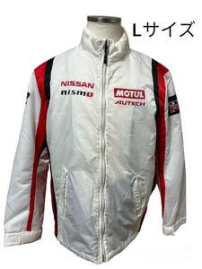 Lサイズ！Nissan 日産 ニッサン nismo ニスモ AUTECH オーテック GT-R MOTUL ナイロン ジャンパー ジャケット アウター 