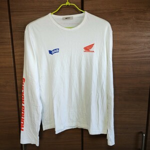 GAS × HONDA ガス ホンダ カットソー ロンT 長袖Tシャツ