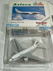 herpa 1/500 Boeing737-700 Azteca　アステカ航空