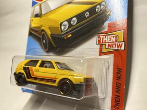 ◆4点で-\100◆ THEN AND NOW VOLKSWAGEN GOLF MK2 VW ゴルフ　ホットウィール HOT WHEELS マテル 1/64 ミニカー 外国車