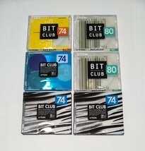 【新品MDディスク】TDK BIT CLUB 74分4枚 80分2枚 デジタル性能に優れる高品質ディスク＆耐熱・高精度シェル 合計6枚 未開封品 希少 ☆☆☆_画像1