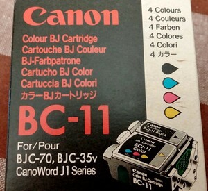 未使用品　キャノン　BJカートリッジ　BC-11 カラー ワープロ(J1シリーズ)　モバイルプリンターBJシリーズ キャノファクス H1CL H2CL 用