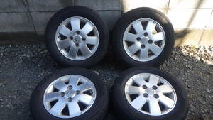 ダイハツ 純正 アルミ 13インチ タイヤ付 4本 4.50B PCD100 +45 165/65R13 2022年 アトレー BluEarth-Es ES32 ヨコハマ　バリ　イボ