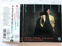 国内盤帯付 / Chick Corea / Expressions / MVCR-181, 1994 / スタンダード曲集、 Bud Powell, THELONIOUS MONK などカバー収録。_画像1