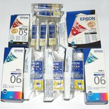 エプソン EPSON 純正インク IC1BK05 / IC5CL06　10本/5本　大量15本組　送料無料_画像1