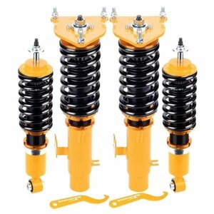  shock absorber MINI Mini Cooper R50 R52 R53 suspension total length adjustment type Maxpeedingrods yellow 