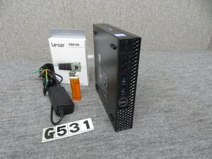 BTO 超小型PC DELL Optiplex 3070◆秒速起動 Core i7 第8世代8700T 12CPU / 8GB / 新品.爆速SSD 512GB + 1000GB◆最新 Windows11◆Office付