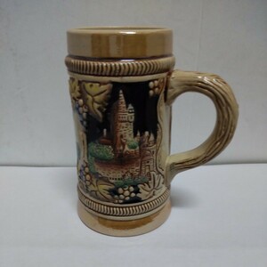 [ miscellaneous goods ] tableware Germany made beer mug mug glass ceramics 