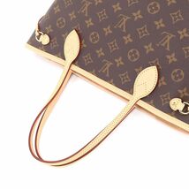 未使用 展示品 ルイ ヴィトン LOUIS VUITTON モノグラム ネヴァーフル PM トート バッグ ブラウン ピヴォワンヌ M41245 RFID 90207875_画像5