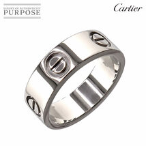 カルティエ Cartier ラブ #48 リング Pt プラチナ 指輪 Love Ring 90202768_画像1