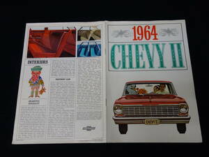 【1964年】CHEVROLET CHEVYⅡ / シボレー シェビーⅡ / 専用カタログ / Nova ノヴァ 【当時もの】