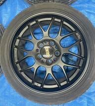 １７インチ　RGR　４本鍛造/FORGED　BBS 7.5J+45　　8.0J+40　PCD114.3　スイフトスポーツ　ZC32S　など　215/40R17_画像3