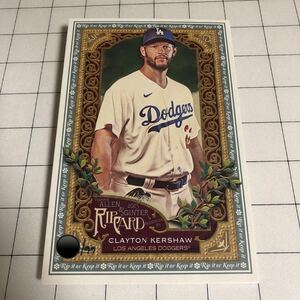 99枚限定 Ripped Clayton Kershaw Box Topper Rip Card 2023 Allen And Ginter /99 Dodgers- CARD HAS BEEN RIPPED.